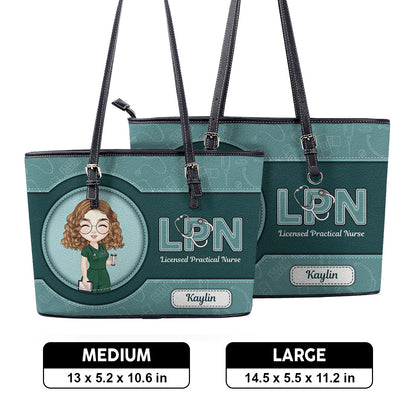 personalized custom nurse tote bag