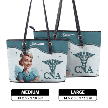 personalized custom nurse tote bag