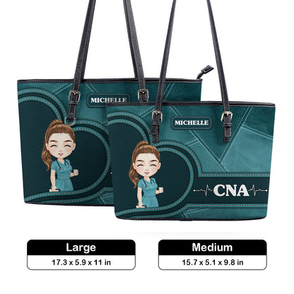 personalized custom nurse tote bag