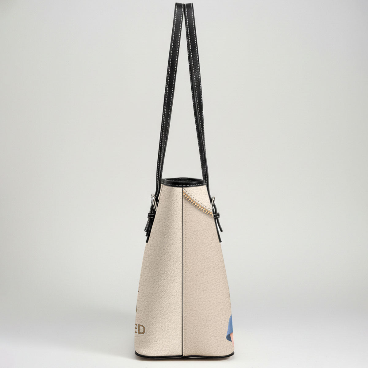 Care With Purpose - Personalized Custom Nurse Leather Tote Bag