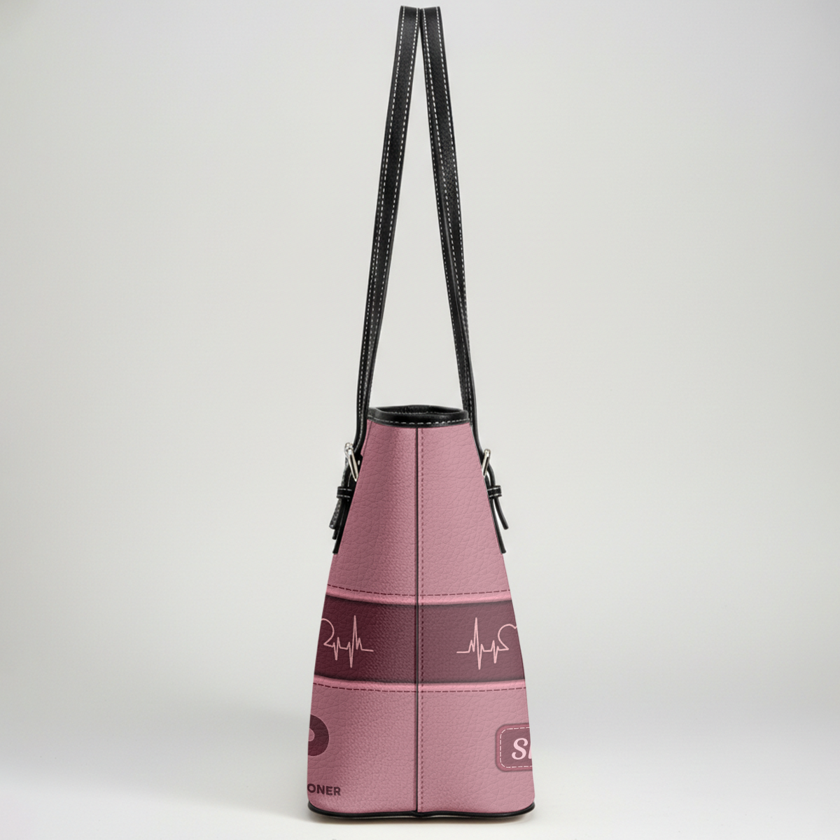 Nurse Sweet Grace - Personalized Custom Nurse Leather Tote Bag