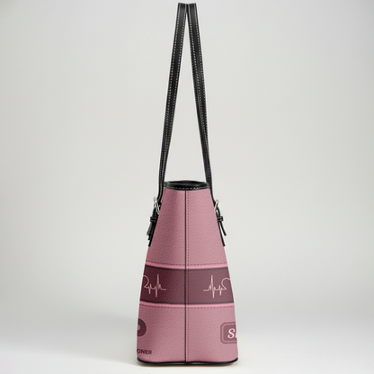Nurse Sweet Grace - Personalized Custom Nurse Leather Tote Bag
