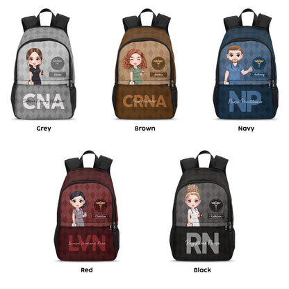 Nurse Elegant Style - Personalized Backpack