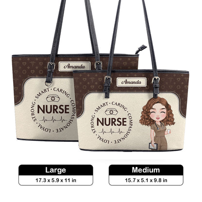 personalized custom nurse tote bag