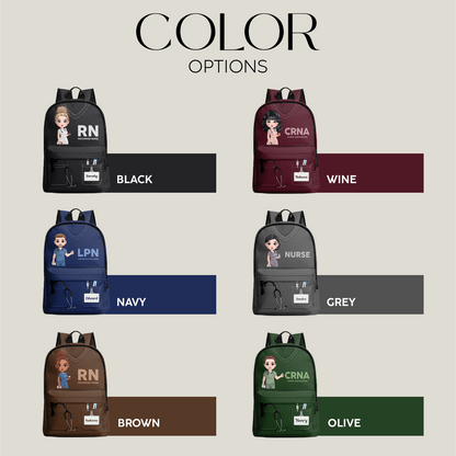 Nurse Scrubs Life - Personalized Backpack