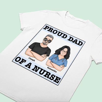 Proud Dad - Personalized Custom T-shirt