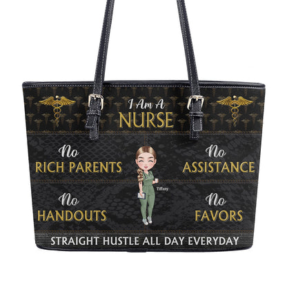 personalized custom nurse tote bag