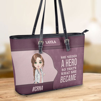 personalized custom nurse tote bag