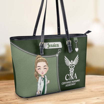 personalized custom nurse tote bag