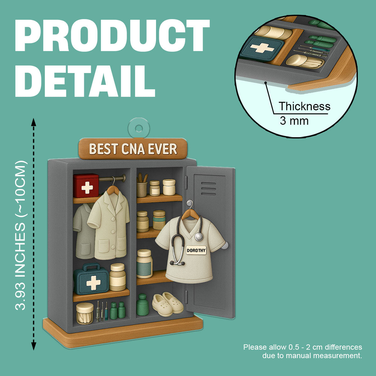 Nurse Locker - Personalized Nurse Acrylic Ornament