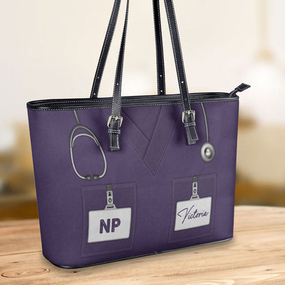 personalized custom nurse tote bag