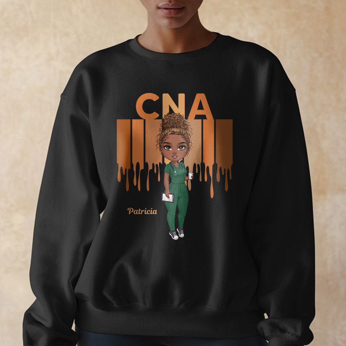 Nurse Melanin - Personalized Custom Nurse T-shirt, Hoodie, Sweatshirt