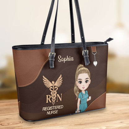 personalized custom nurse tote bag