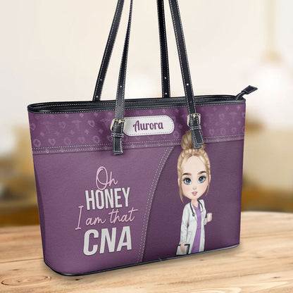 personalized custom nurse tote bag