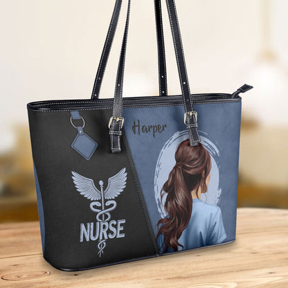 personalized custom nurse tote bag