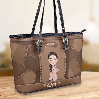 personalized custom nurse tote bag