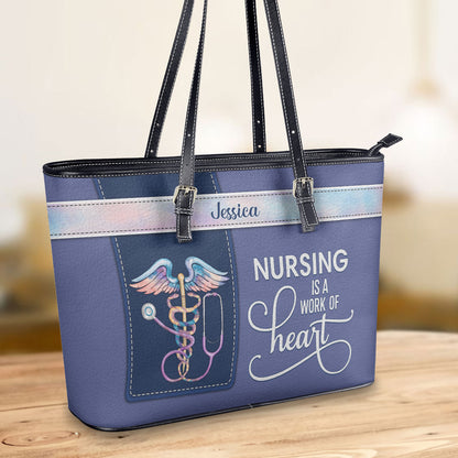 personalized custom nurse tote bag