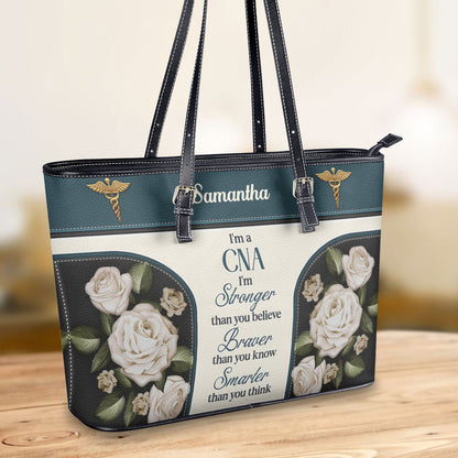 personalized custom nurse tote bag