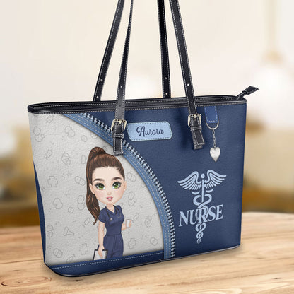 personalized custom nurse tote bag