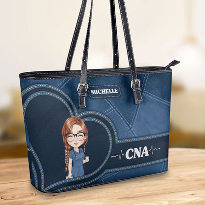 personalized custom nurse tote bag