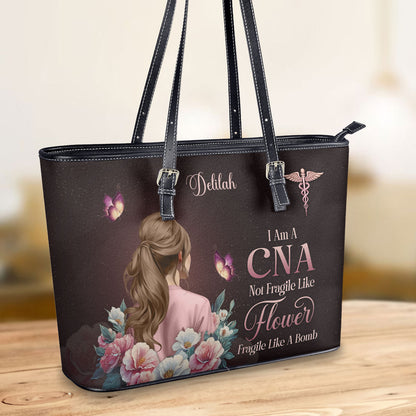 personalized custom nurse tote bag