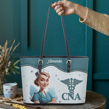 personalized custom nurse tote bag