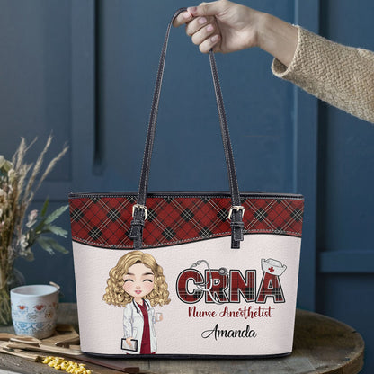 personalized custom nurse tote bag