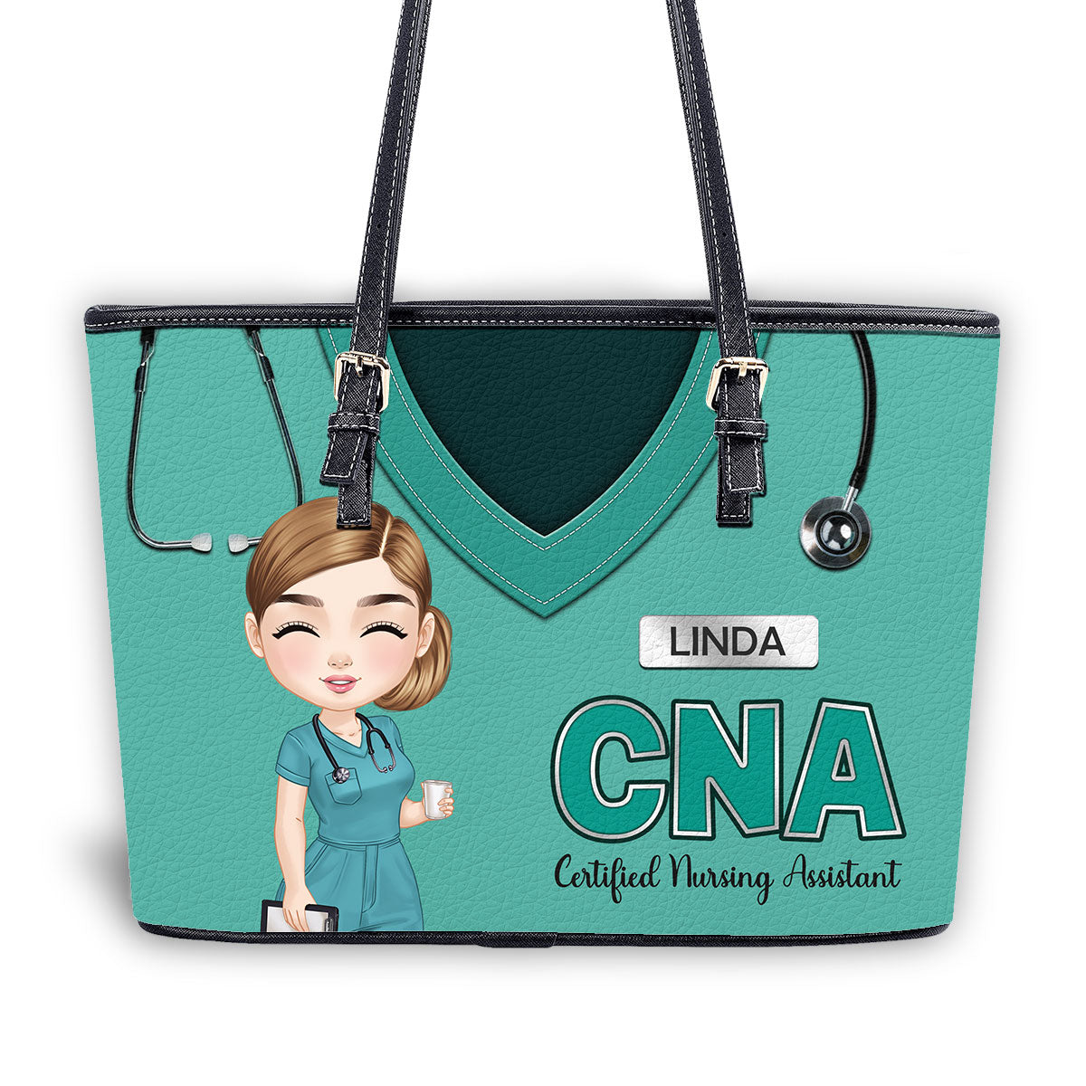 personalized custom nurse tote bag