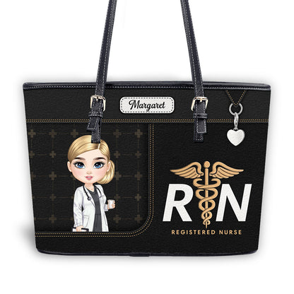 personalized custom nurse tote bag