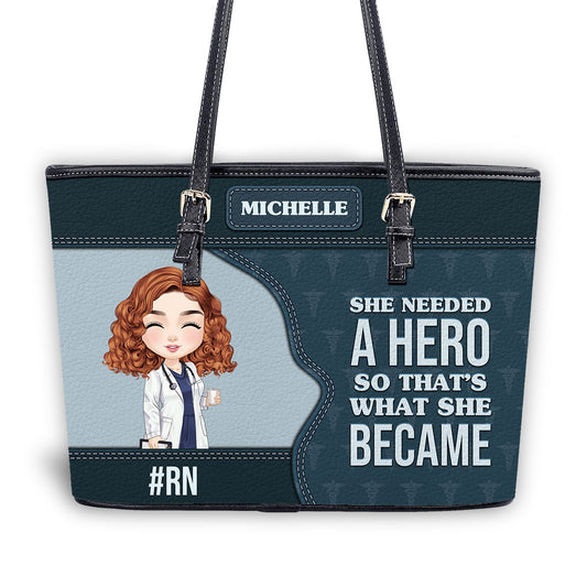 personalized custom nurse tote bag