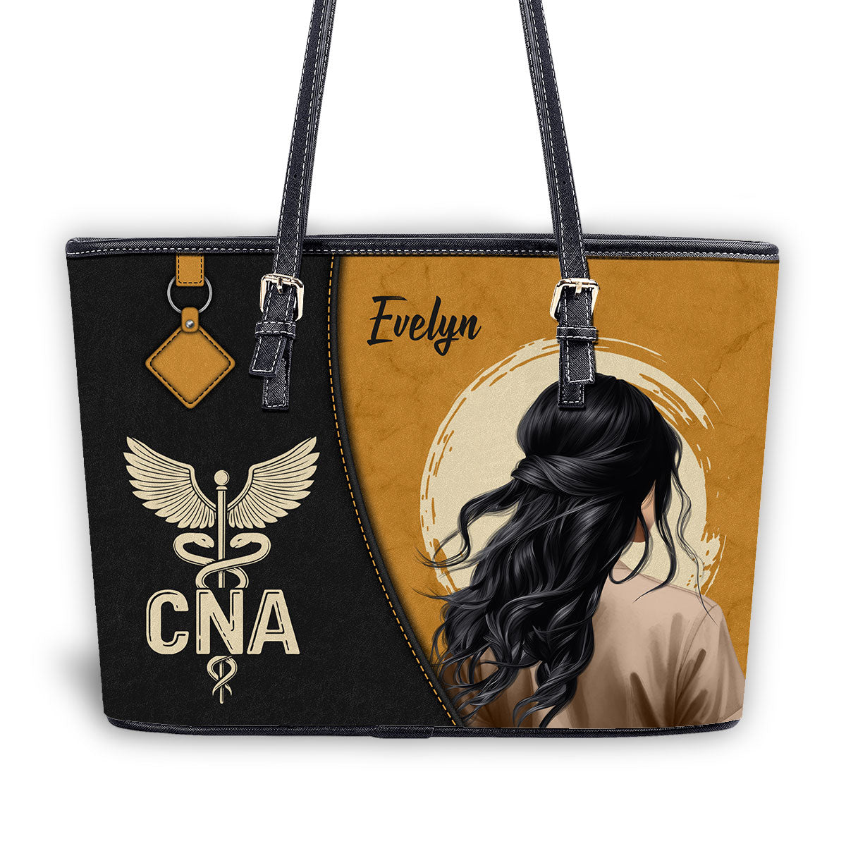 personalized custom nurse tote bag