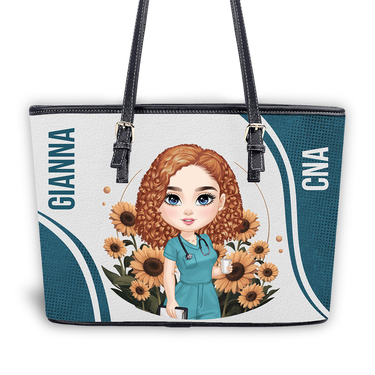 personalized custom nurse tote bag for work