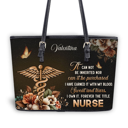 personalized custom nurse tote bag