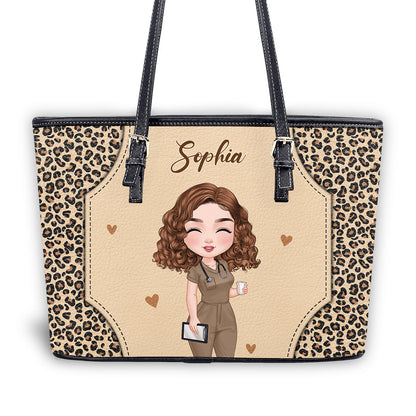 personalized custom nurse tote bag