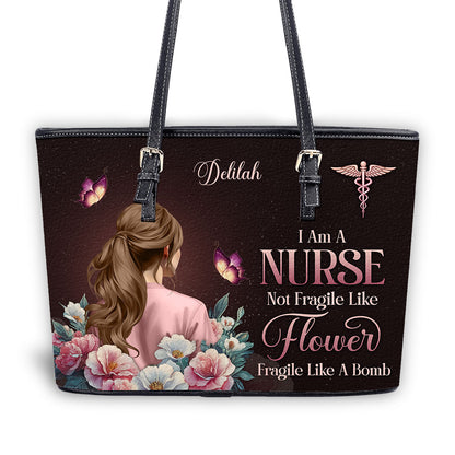 personalized custom nurse tote bag