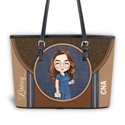 personalized custom nurse tote bag