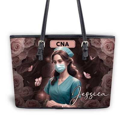 personalized custom nurse tote bag