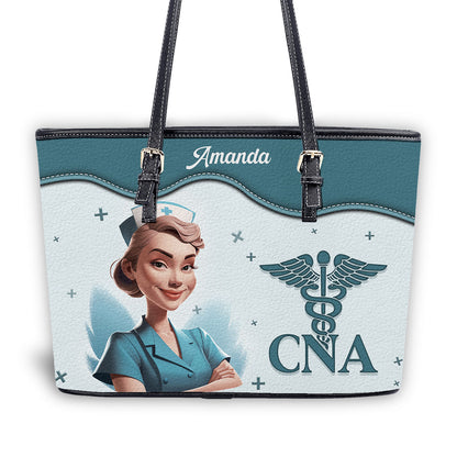 personalized custom nurse tote bag