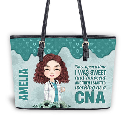 personalized custom nurse tote bag