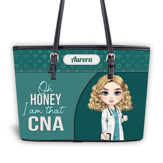 personalized custom nurse tote bag