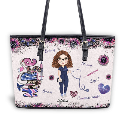 personalized custom nurse tote bag