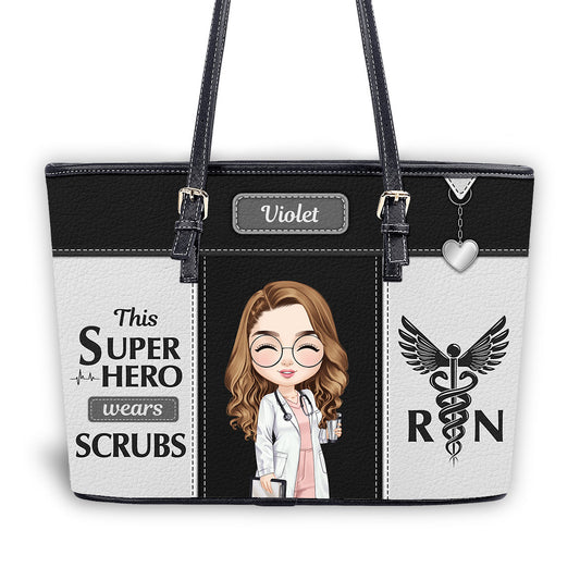 personalized custom nurse tote bag