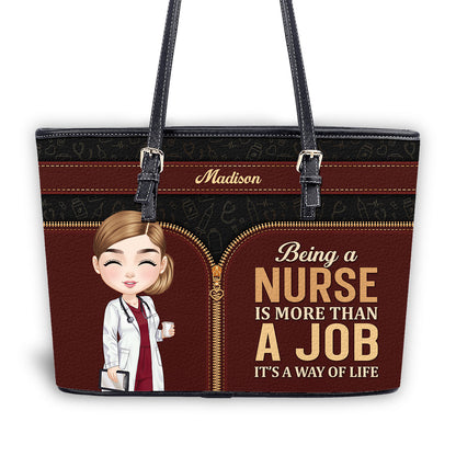 personalized custom nurse tote bag