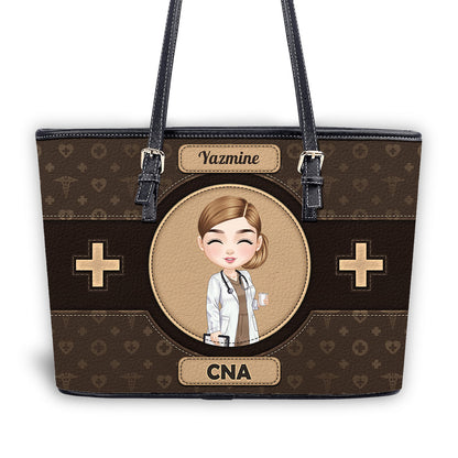 personalized custom nurse tote bag