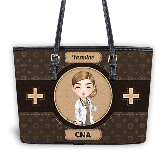 personalized custom nurse tote bag