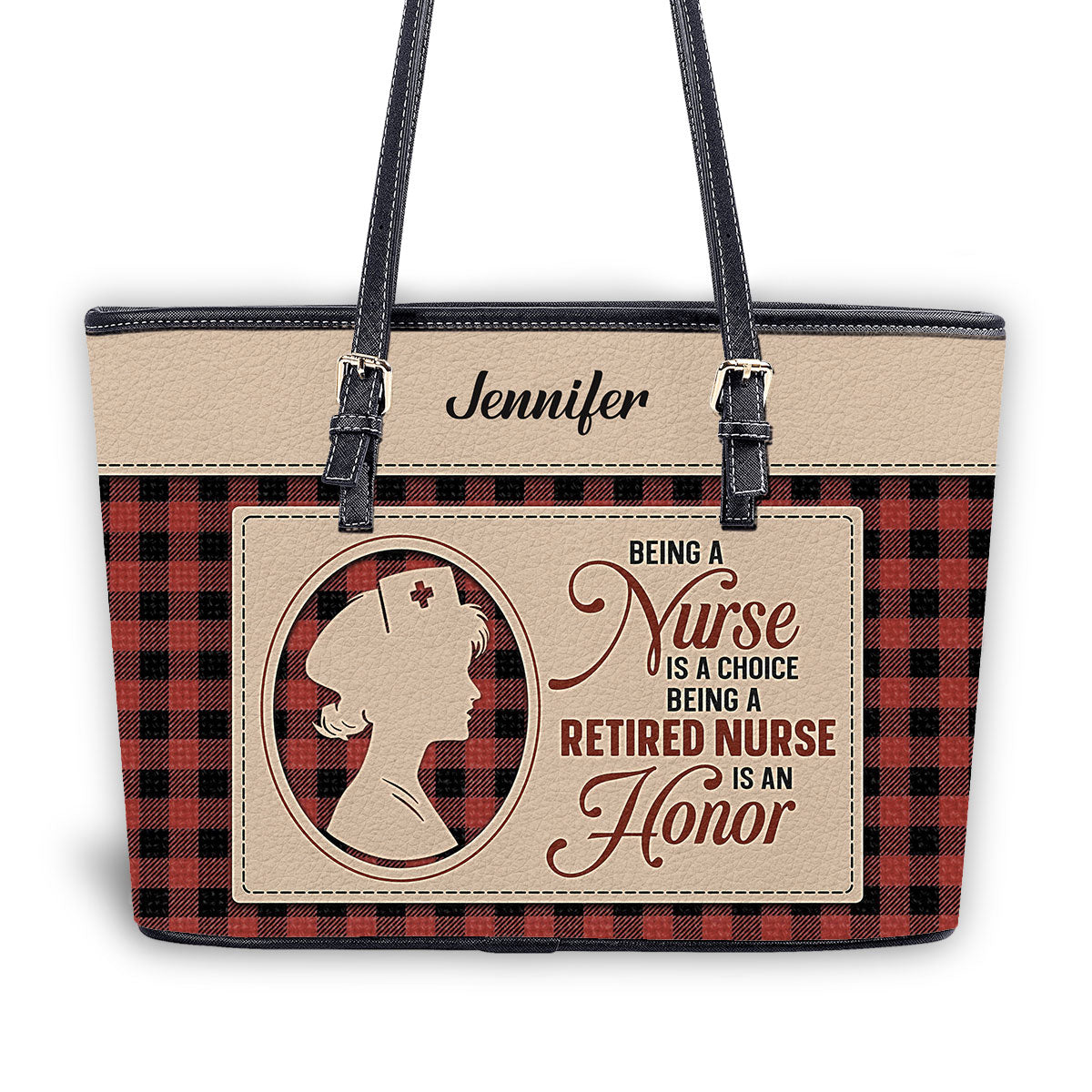 personalized custom nurse tote bag