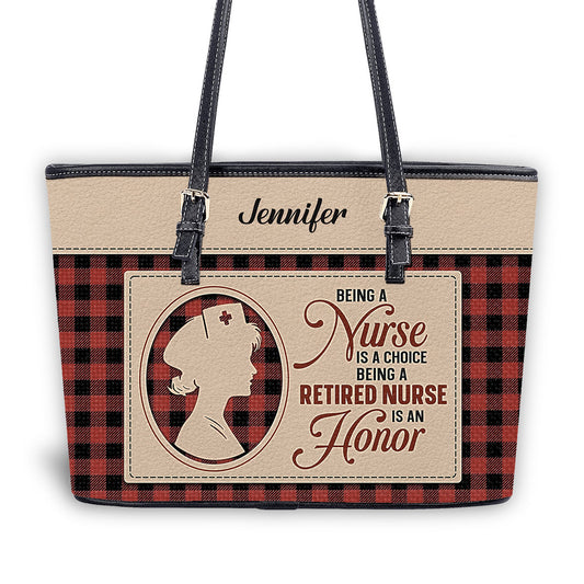 personalized custom nurse tote bag