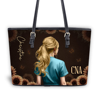 personalized custom nurse tote bag