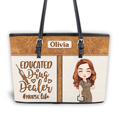 personalized custom nurse tote bag