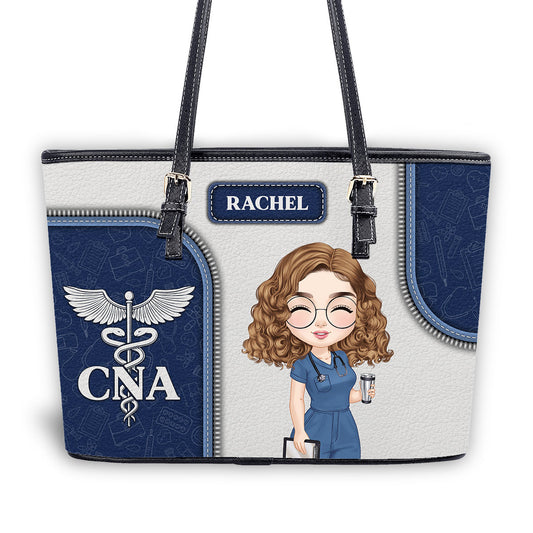 personalized custom nurse tote bag